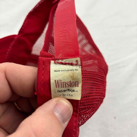 Vintage 1988 Unisex Trucker Cap Red Super Bowl XXIII Mesh One Size - Picture 8 of 11